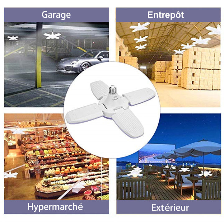 Faltbare verformbare universelle Garagenlampe | Karnz