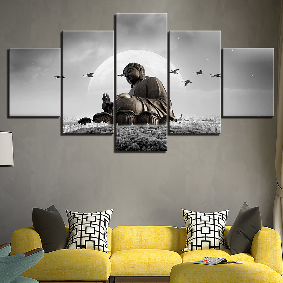 Buddha - Leinwand Wandkunstgemälde