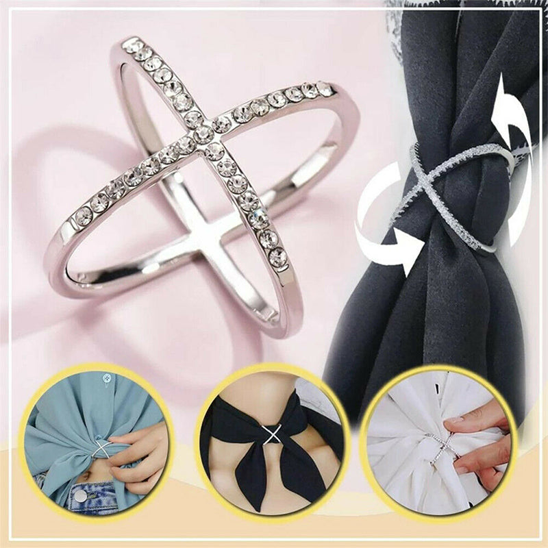 Schal Loop Ring Strass Eingebettet | Karnz