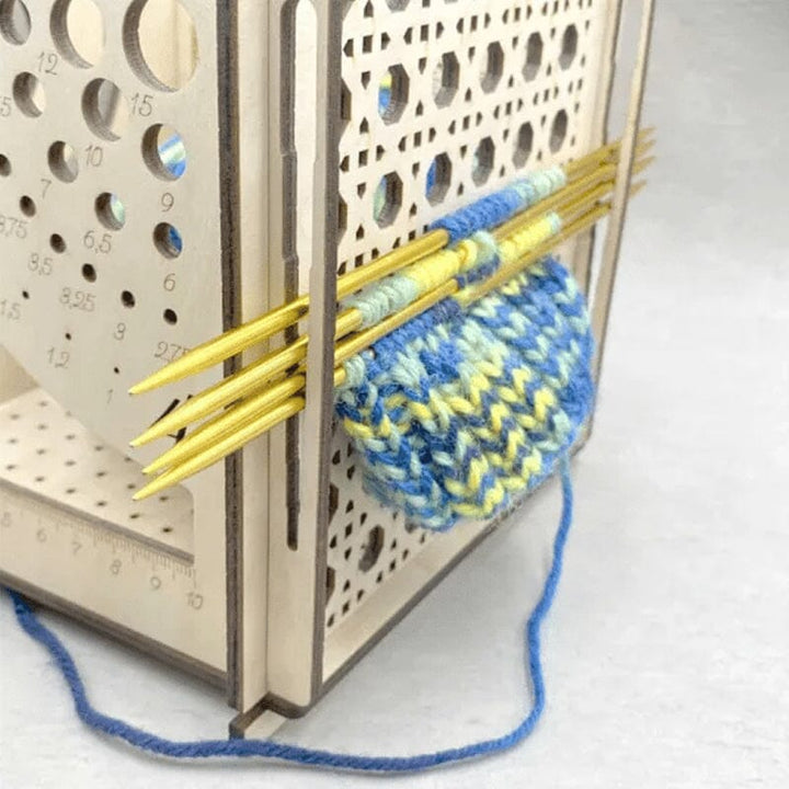 Holzschüssel All-in-One – Multifunktionales Strickwerkzeug | Karnz