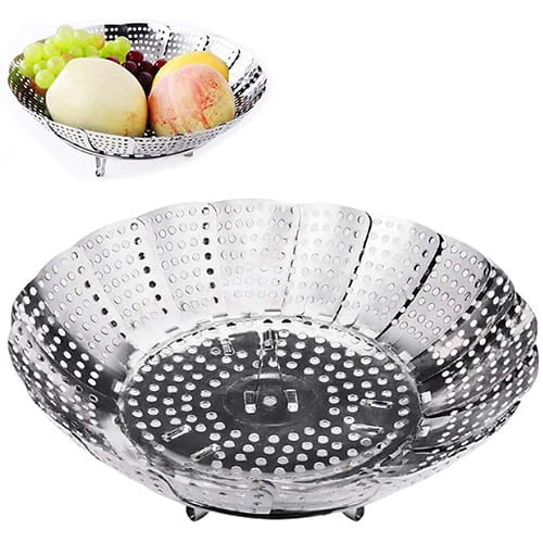 Faltender Mesh-Dampfgareinsatz Stahl Karnz
