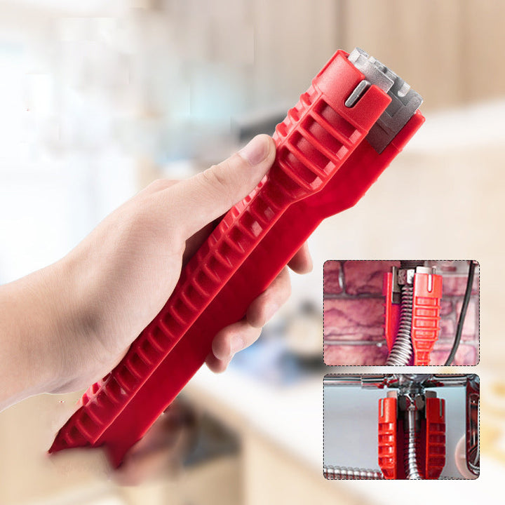 8-in-1 Waschbecken Multi-Wasserrohrschlüssel | Karnz