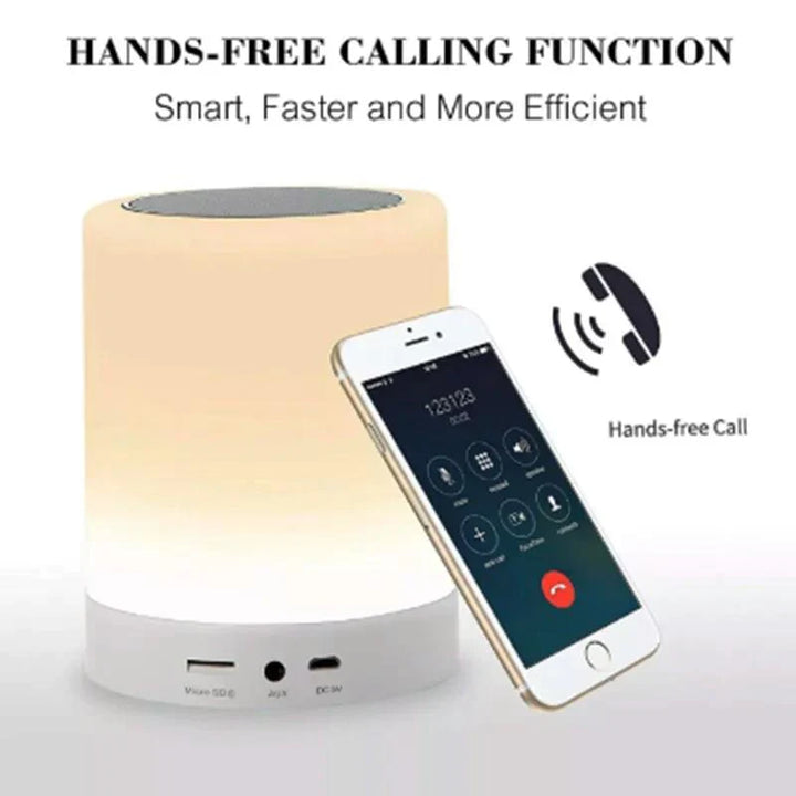 Buntes LED-Nachtlicht Bluetooth-Touchpad-Drahtloser Lautsprecher Karnz