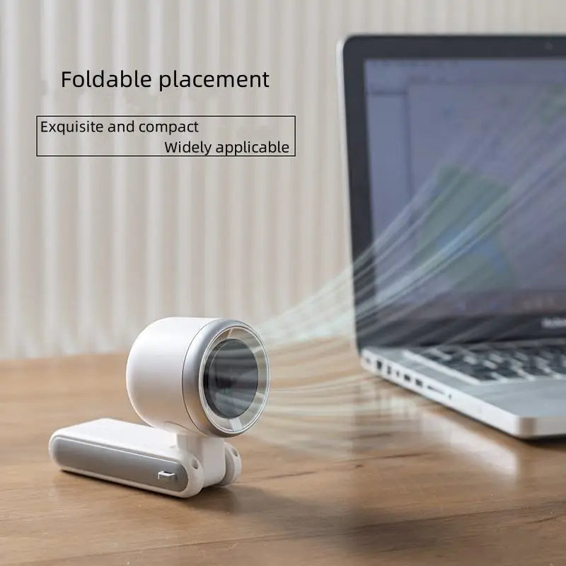 Faltbarer Handheld Turbo Ventilator mit Digitalanzeige | Karnz
