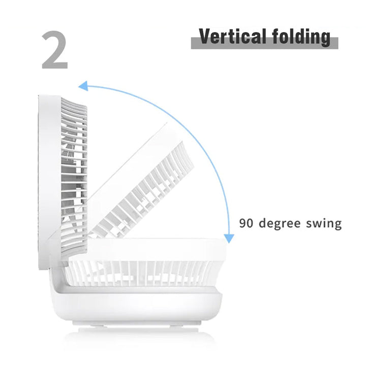 Klappbarer Tischventilator