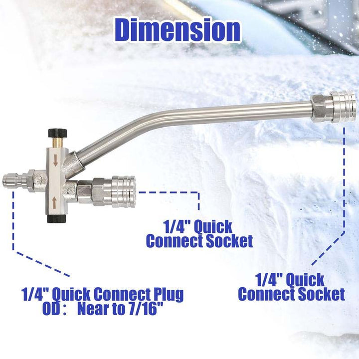 Schaumkanone Dual Connector Zubehör | Karnz