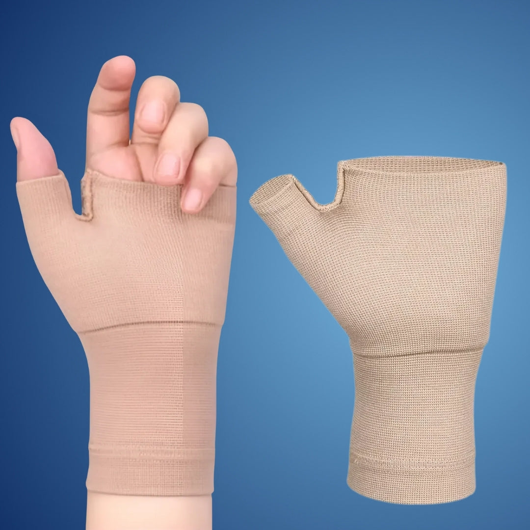 ReliefGrip | Kompressionsmanschette für das Handgelenk mit Daumenunterstützung – Schmerzlinderung, Schwellungsreduktion und Gelenkstabilität Karnz