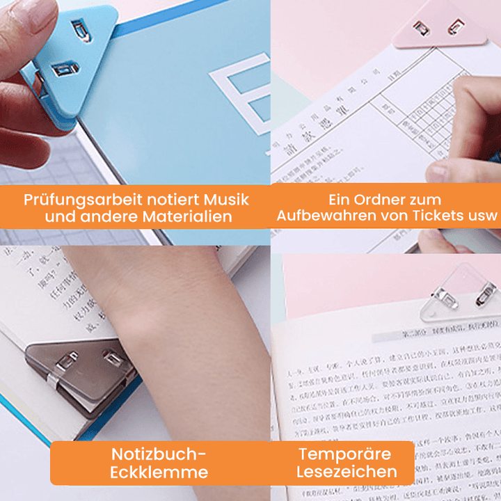 Dreieckige Datenverschlussklammern (5 Stück) | Karnz