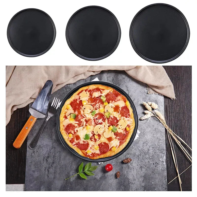 Set aus 3 Pizzablechen Antihaft Karnz