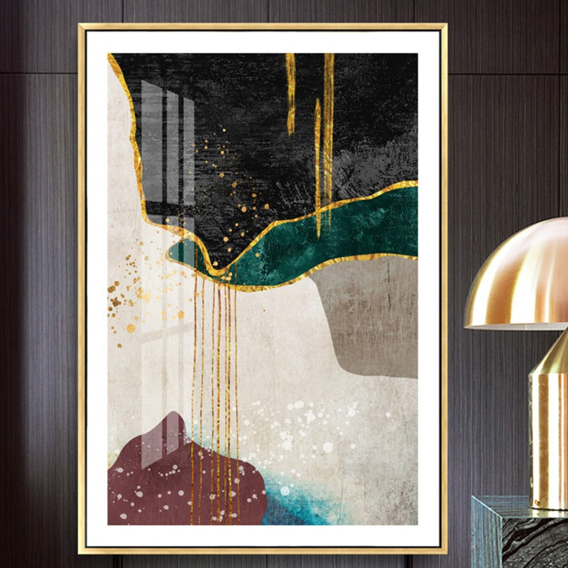 Gold Is Elegance - Leinwand Wandkunst Malerei
