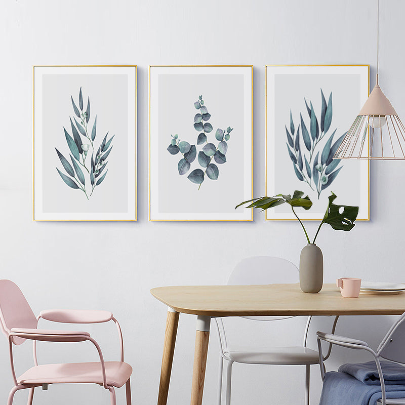 Botanische Blätter Wandkunst Bilder - Leinwand Wandkunst Gemälde