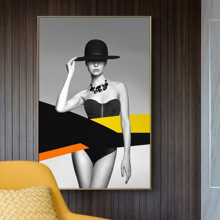Modellfigur – Leinwandbild