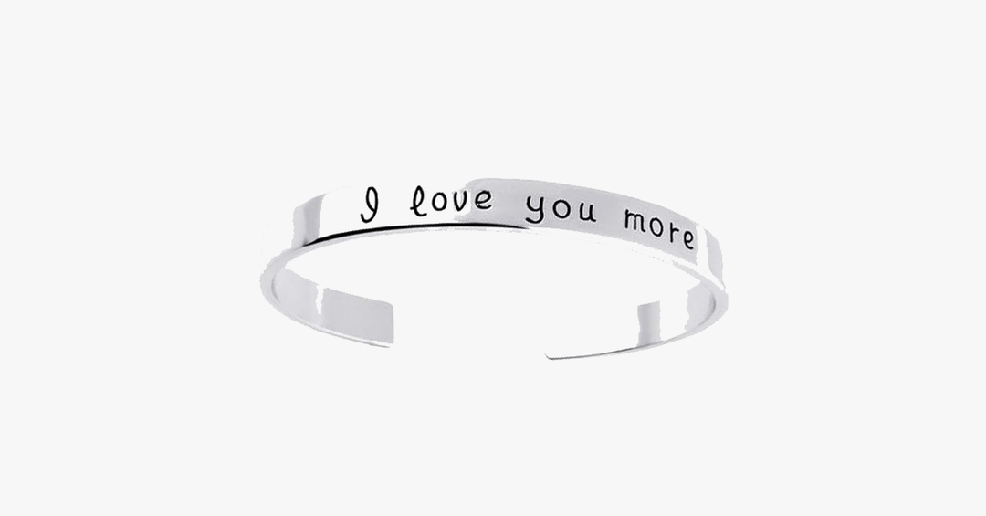 Ich liebe dich noch mehr Armbänder für jeden Anlass