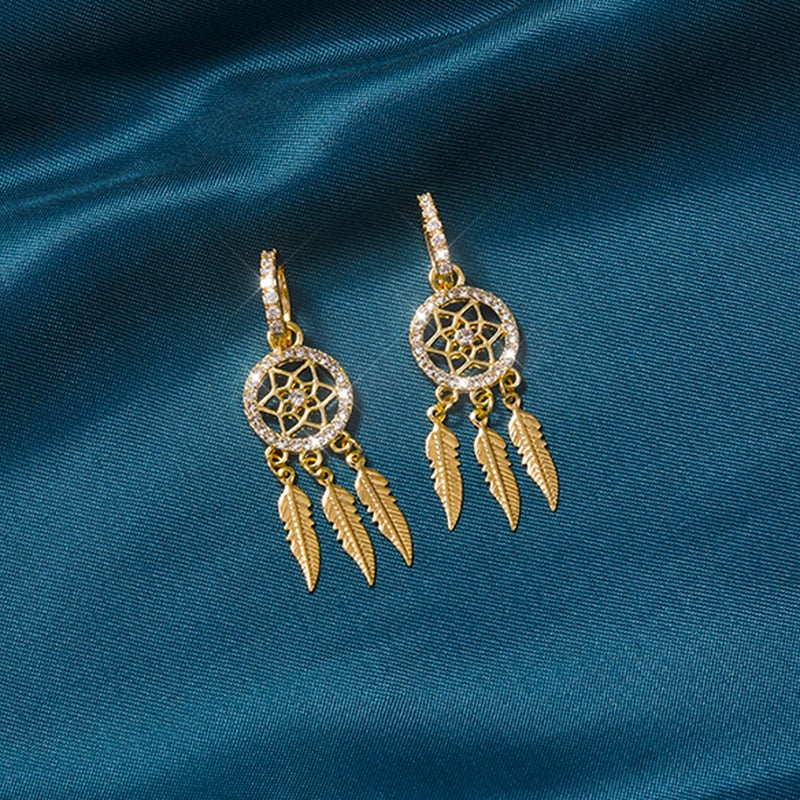 Evani️ | Elegante Verfeinerung mit Ohrringen aus 14-karätigem Gold