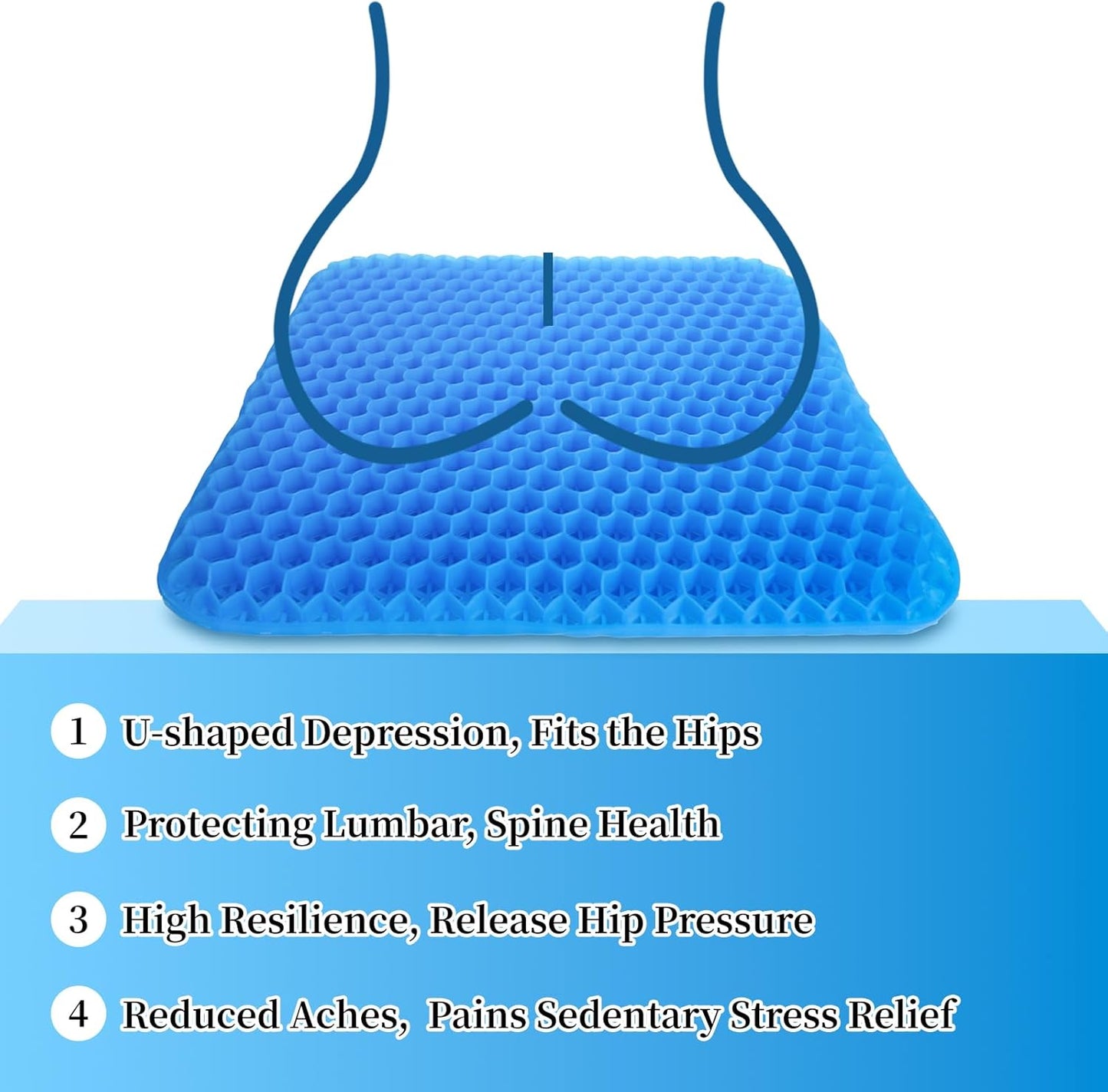 Honeycomb Gel Kissen | Karnz