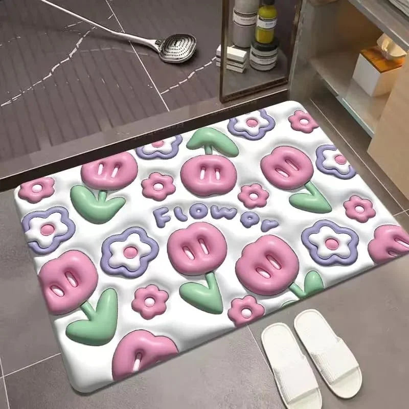 3D Visuelle Rutschfeste Absorbierende Matte Karnz
