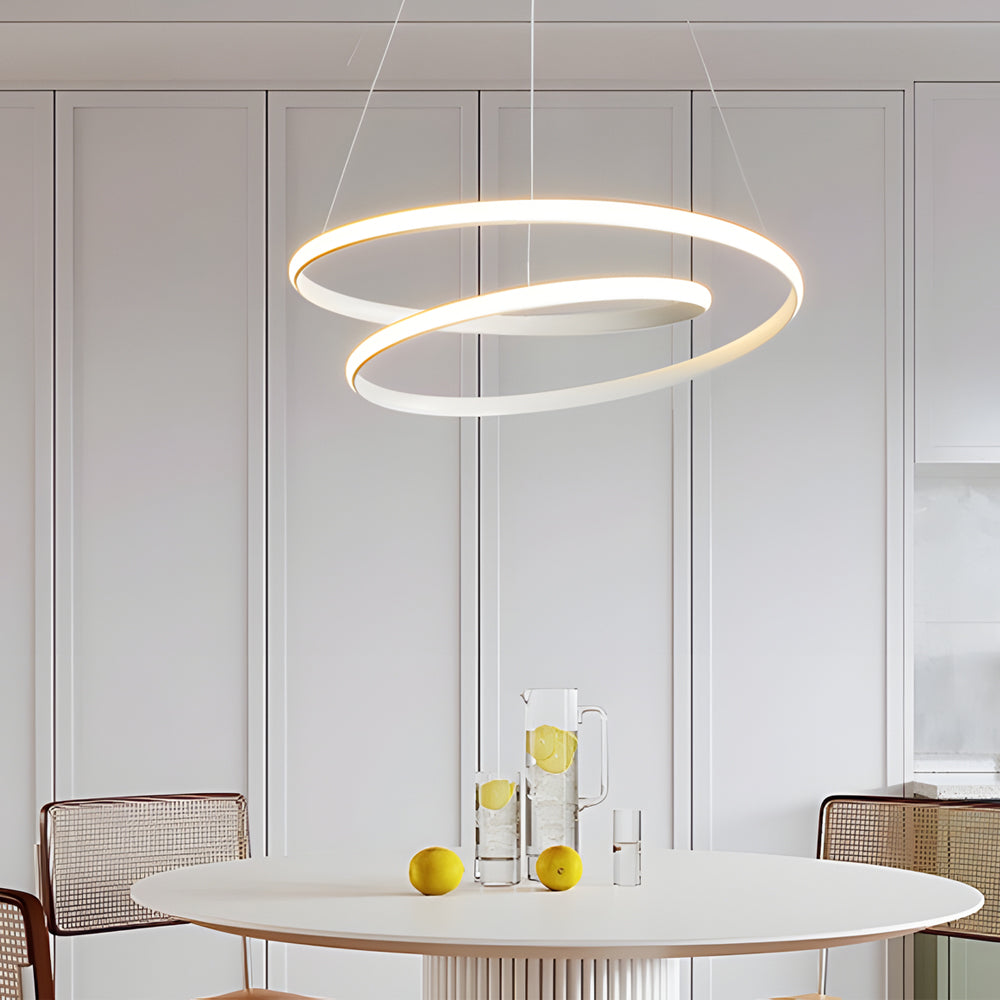 Moderner LED Kronleuchter mit Dimmfunktion – Pendelleuchte für Esszimmer und Wohnzimmer | Karnz