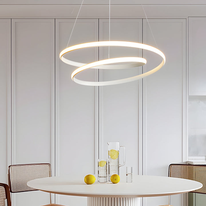 Moderner LED Kronleuchter mit Dimmfunktion – Pendelleuchte für Esszimmer und Wohnzimmer | Karnz