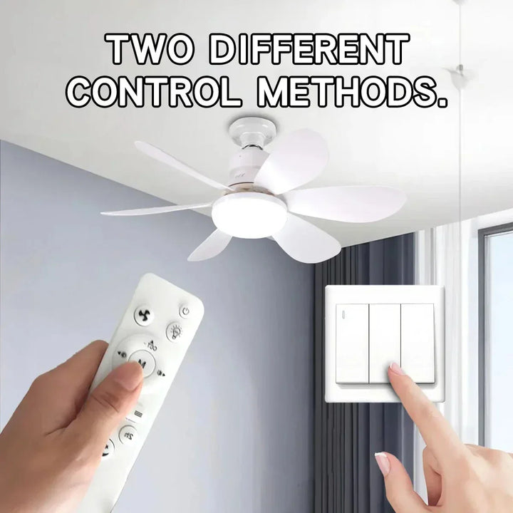 Deckenventilator LED mit Fernbedienung und dimmbaren Licht | Karnz