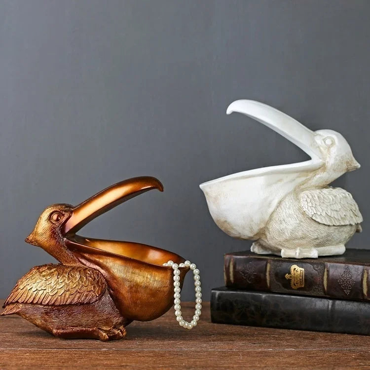 PelicanStyle Organizer – Dekorative Aufbewahrungsfigur für Schlüssel und Zubehör | Karnz
