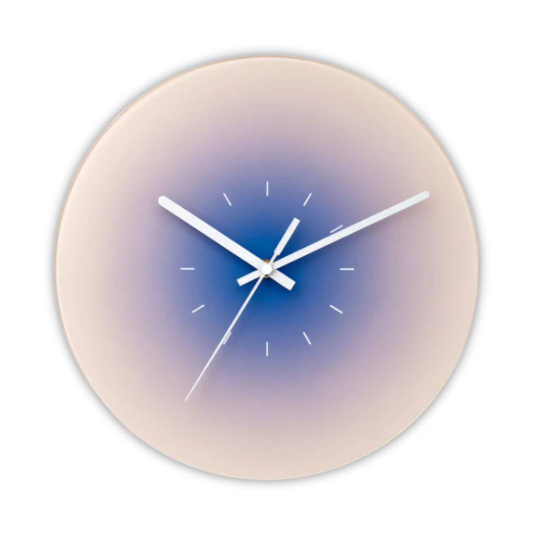 Karnz | Design Glas Wanduhr