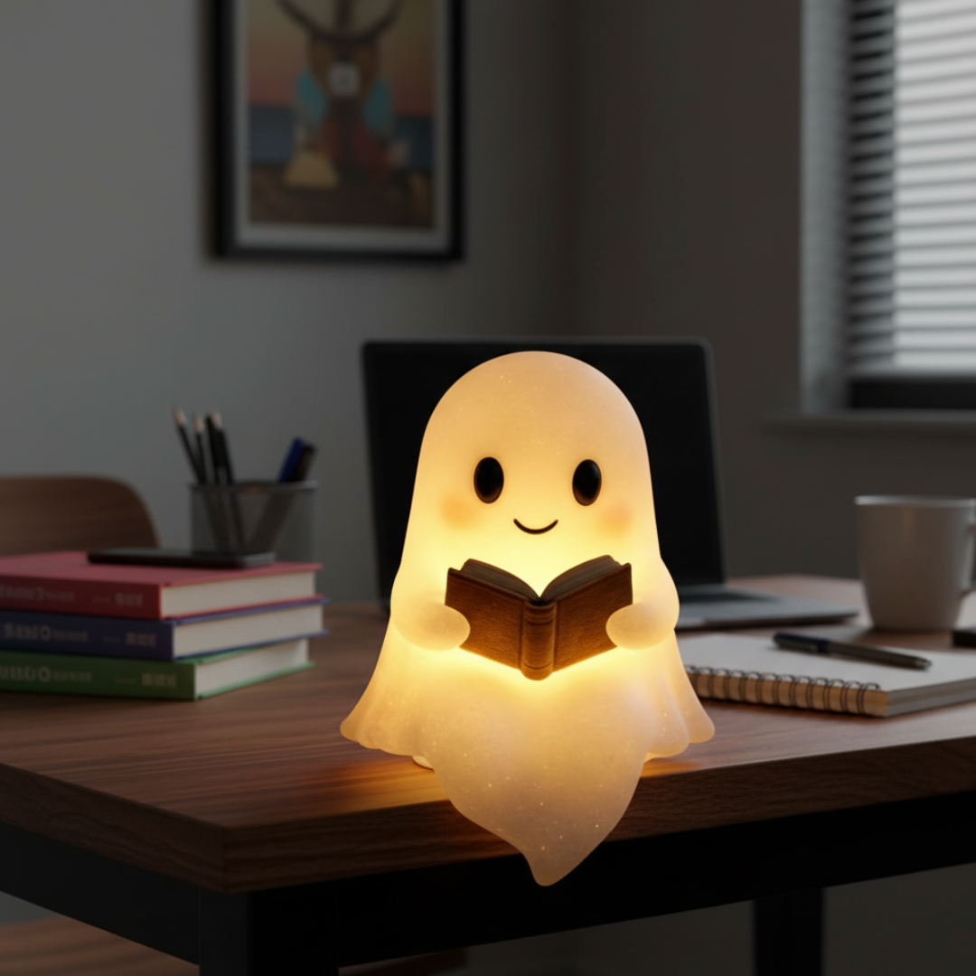 NachtGeist Lampe – Handgefertigte dekorative Nachtlampe mit warmem Licht | Karnz