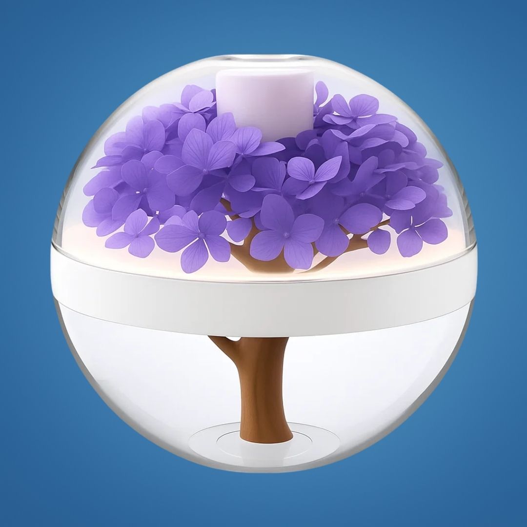 SereniGlow | Ätherische Öle Diffuser Luftbefeuchter – Ultraschall Kaltnebel – Wiederaufladbar über USB – LED Nachtlicht für Schlafzimmer & Kinderzimmer Karnz