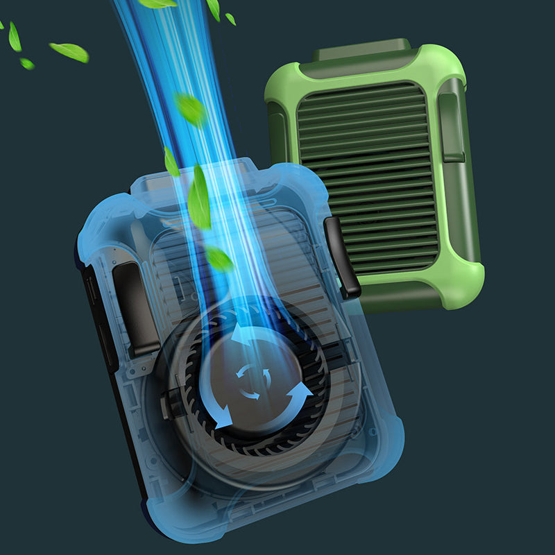 USB wiederaufladbarer tragbarer Taillenventilator | Karnz