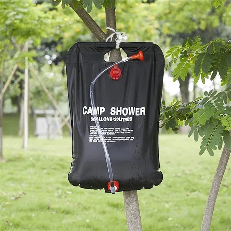 Tragbare solarbetriebene Camping-Duschbeutel | Karnz
