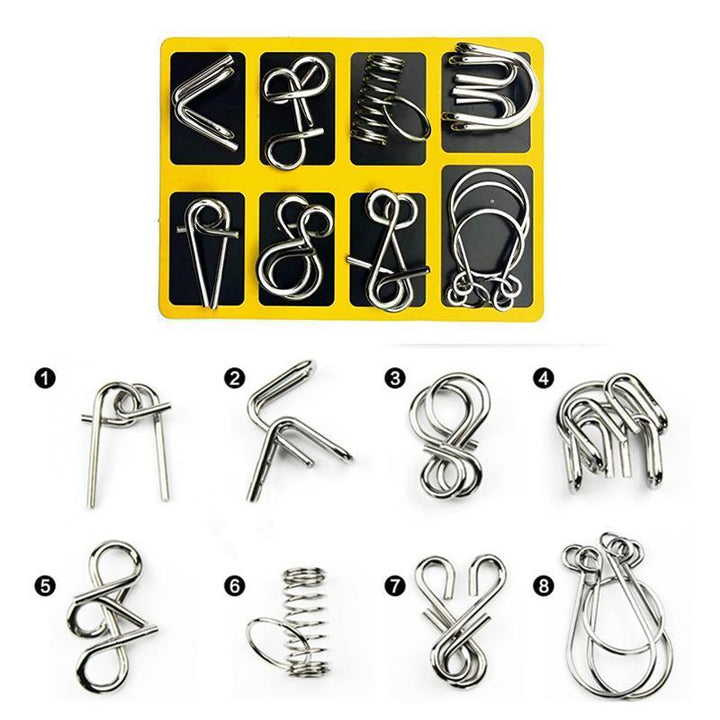 Metal Puzzle Toys Set (8 Teile) | Karnz
