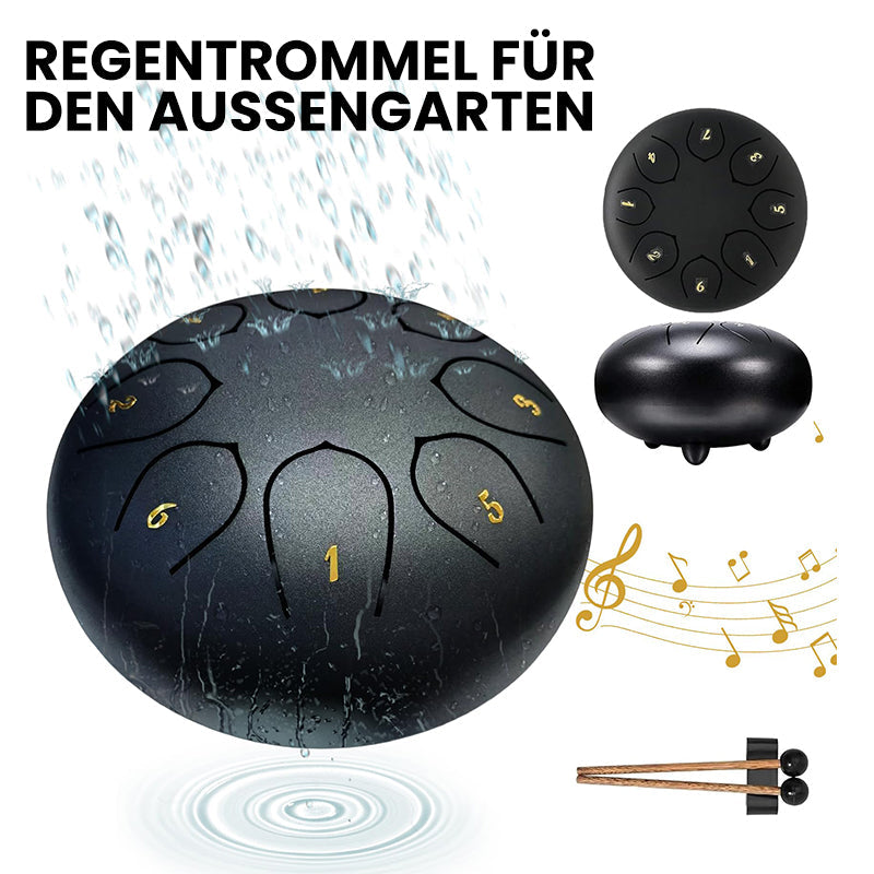 Regentrommel als Garteninstrument | Karnz