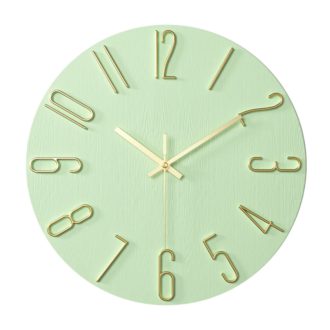 Designer-Wanduhr für das Wohnzimmer mit schlichter Form und Stil