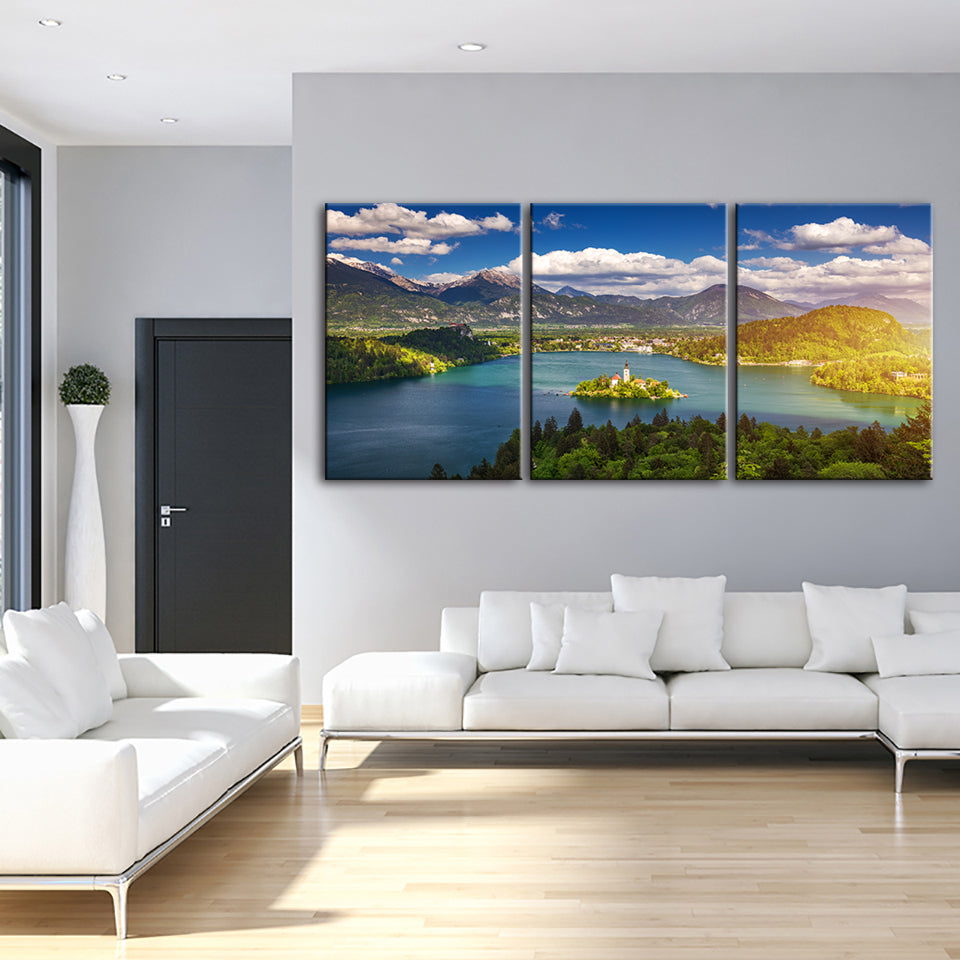 Peace Of The Land 3 Stück - Leinwand Wandkunst Gemälde