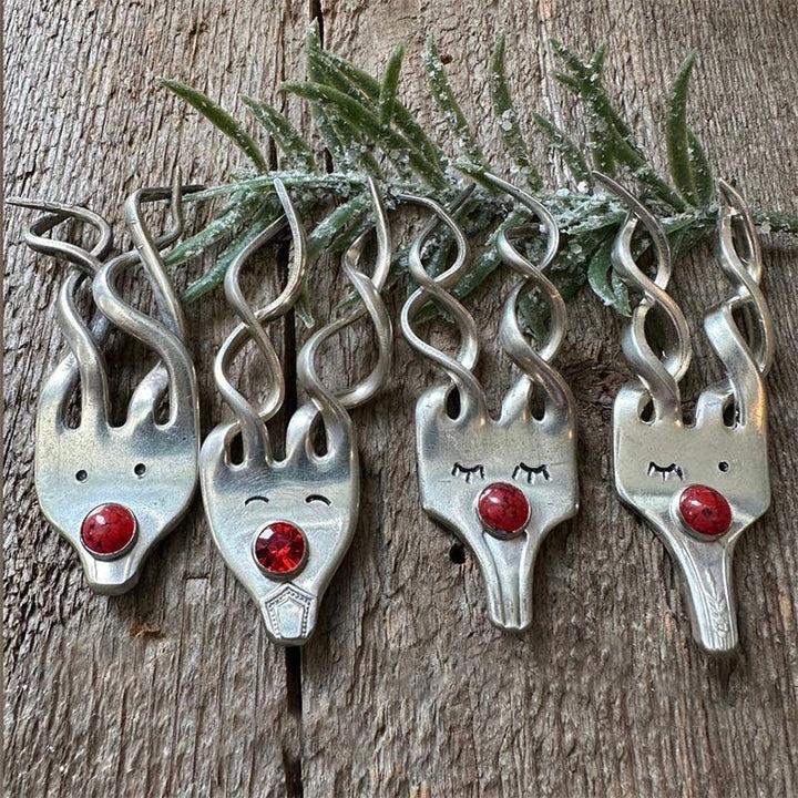 Lustiger Gabel Rentier Ornament | Karnz
