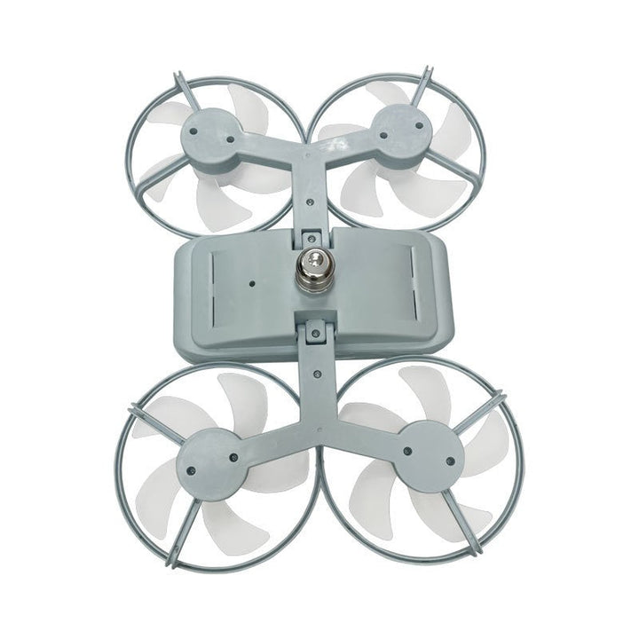 Moderner Deckenventilator mit vier Blättern und Licht | Karnz