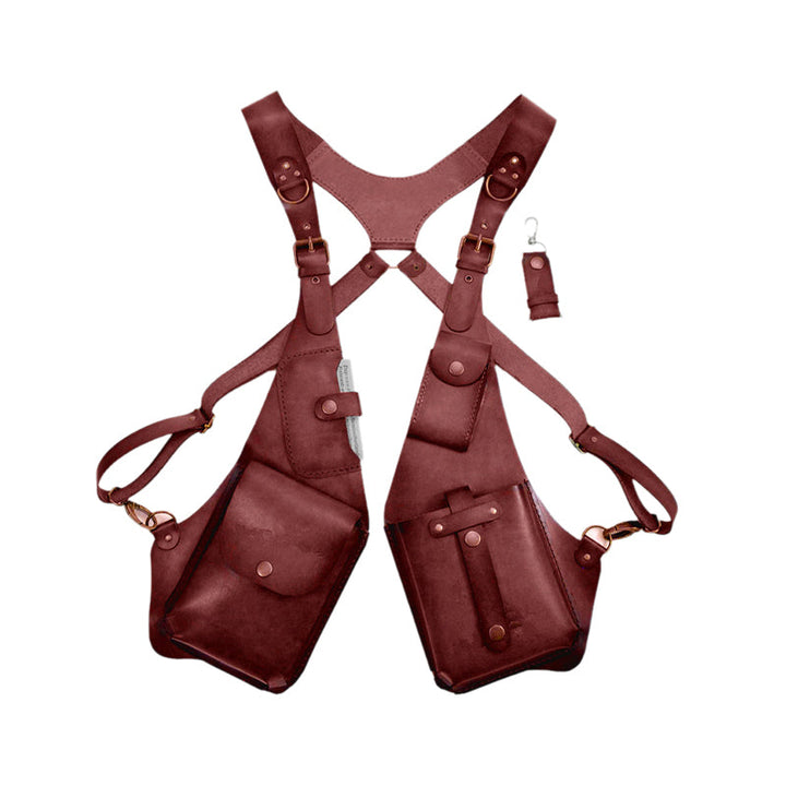 Mittelalterliche Steampunk-Umhängetasche mit Retro-Riemen | Karnz