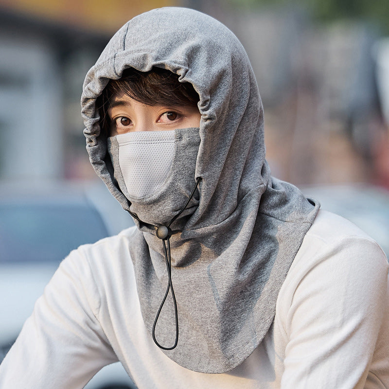 Hooded Face Mask mit Nackenwärmer zum Radfahren | Karnz