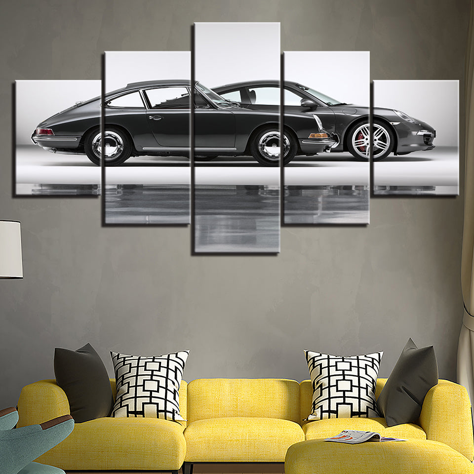 Klassische Autos-Canvas Wandkunstgemälde