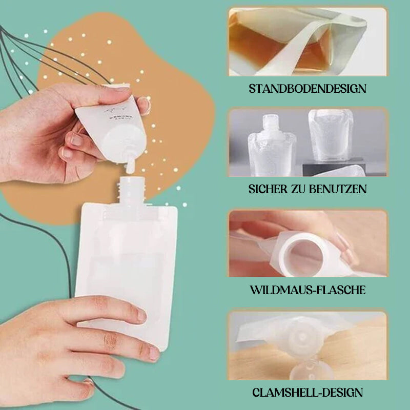 Tragbare Flüssigkeitsspenderbeutel für Reisen(10 Pcs） | Karnz