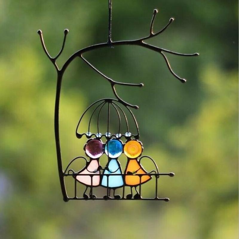 Buntglas Hängungen Sonnenfänger Kunst Dekoration Geschenk | Karnz