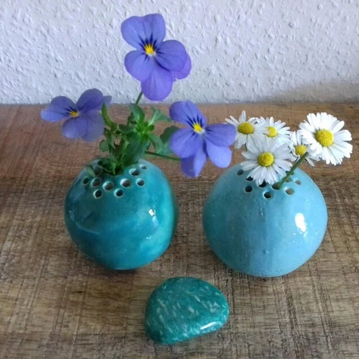 Harz Handgemachte Vase Blumen Stein Tisch Dekoration | Karnz
