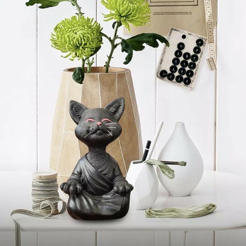 Happy Buddha Cat | Karnz