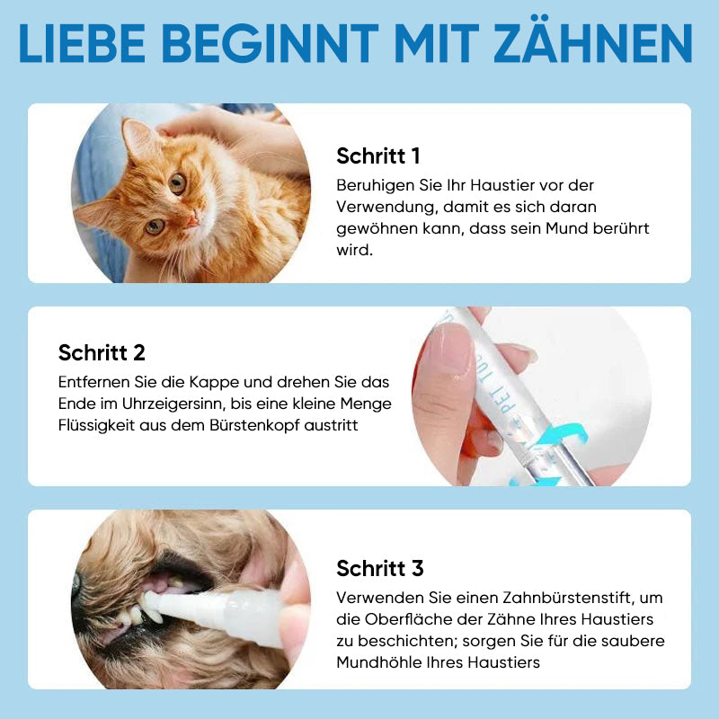 Neuer verbesserter Zahnbürstenstift für Haustiere | Karnz