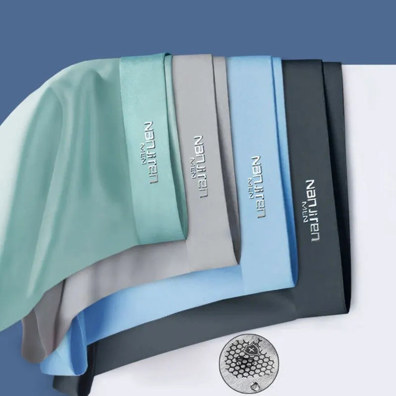 CoolSilk 4-teilige Eis-Seiden-Boxershorts mit Graphen-Technologie | Karnz