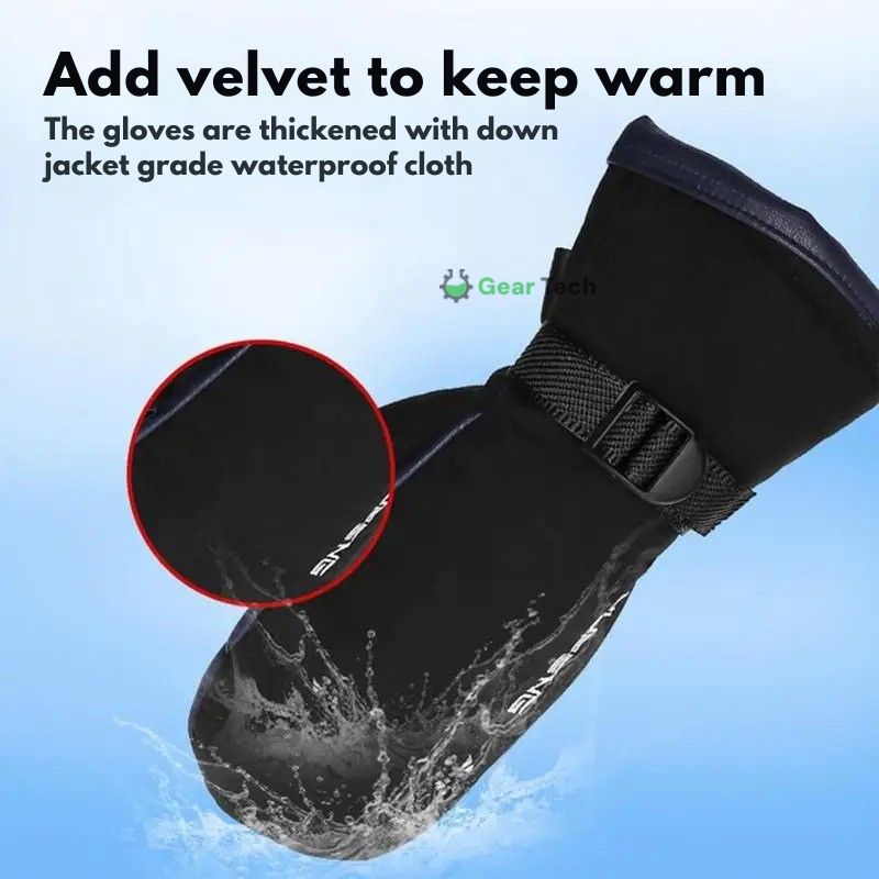 Sandsberg | Elektrische Heizhandschuhe | Beidseitige Heizung, Wasserdicht & USB-aufladbar für Skifahren, Wandern, Fäustlinge & tägliche Verwendung