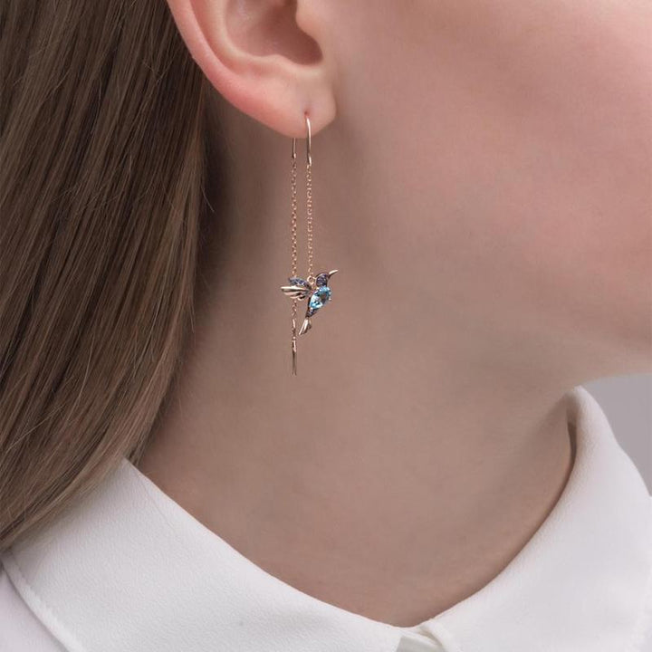 Sandsberg elegante Kolibri Strass Ohrstecker