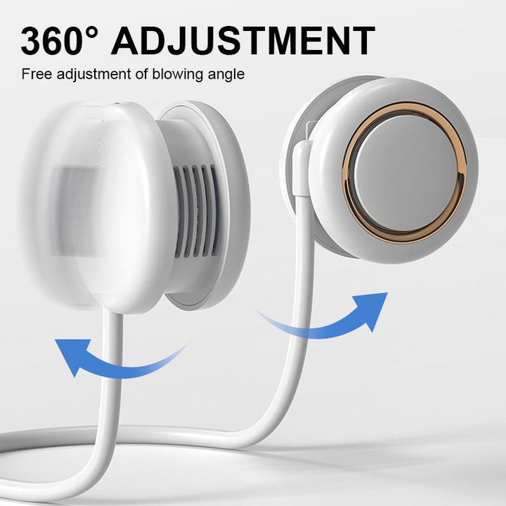 Faltbarer USB Mini Tragbarer Halsventilator | Karnz