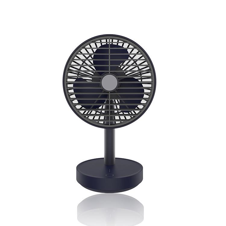Kabelloser roterender Haube & oszillierender Kopf Tischventilator, super leise, super kühl | Karnz