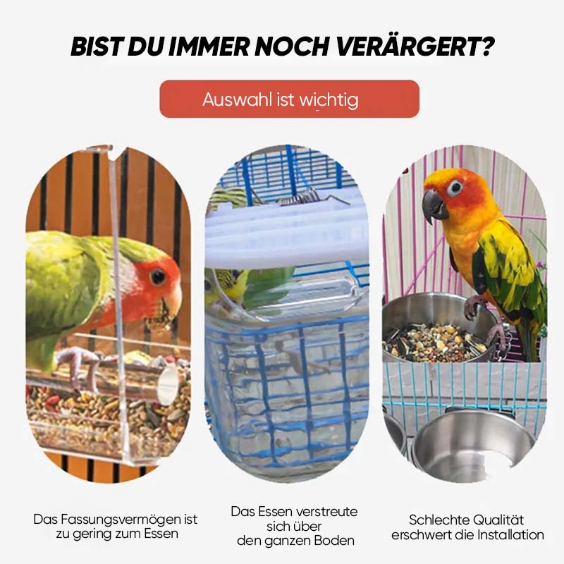 Automatischer, auslaufsicherer Vogelfutterspender | Karnz