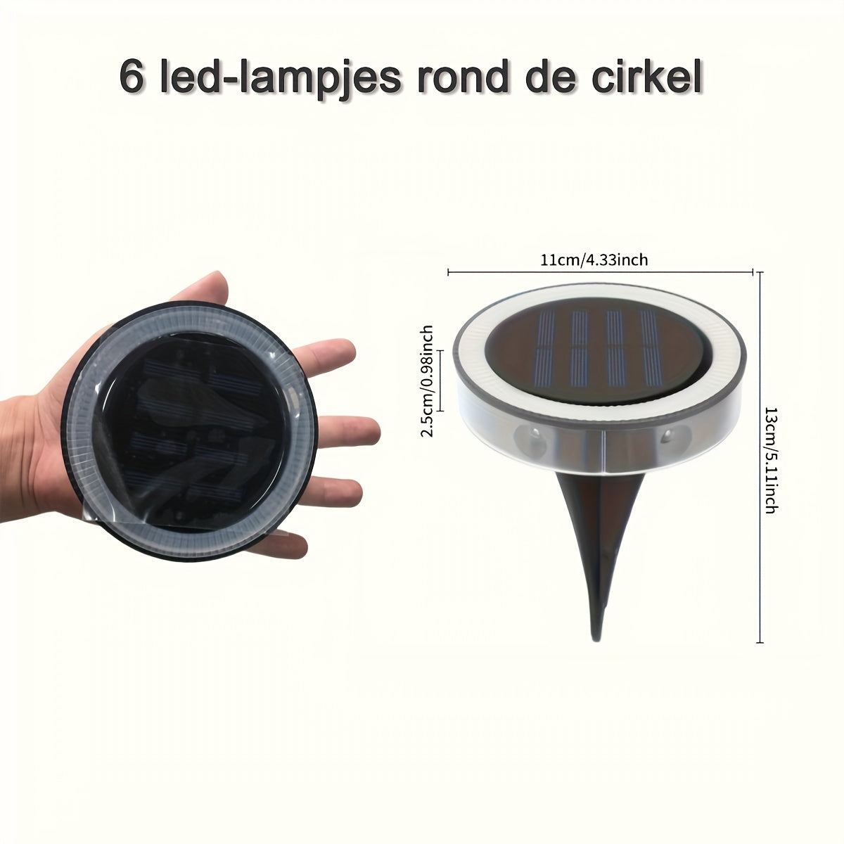 SolarGlow – 6 LED Gartenbeleuchtung Außen | Karnz